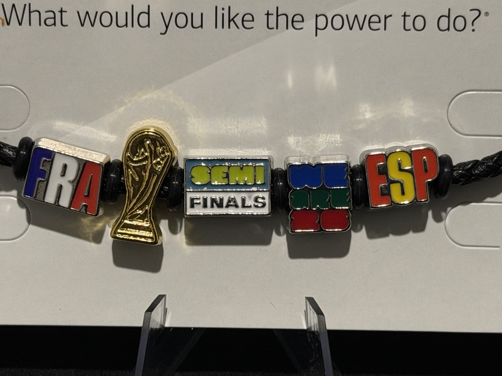 BoA FIFA Fan Fest Charm Bracelet Match Day Exclusive Semifinal Spain/France