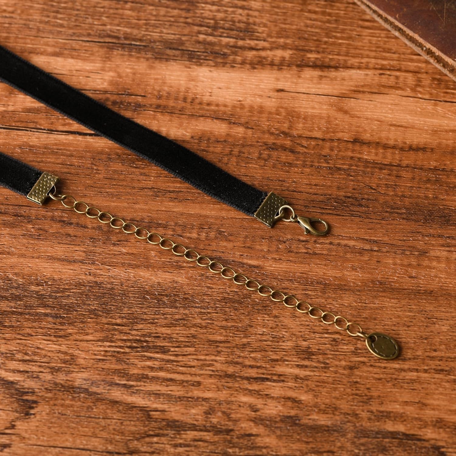 Handmade Black Velvet Choker Necklace with Adjustable Extender for All Occasions