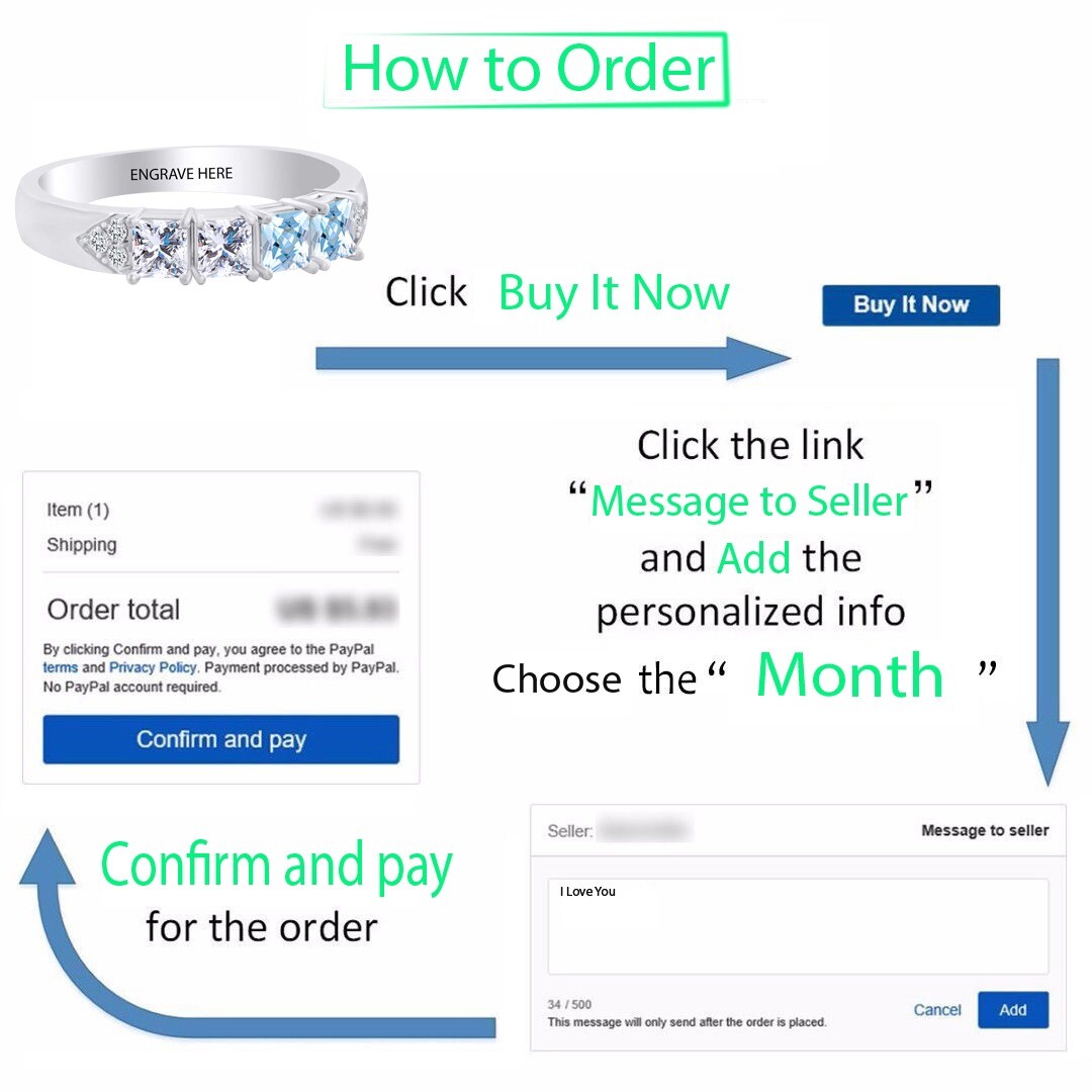 Personalized Simulated Birthstone XOXO Wedding Band Ring Solid Sterling Silver
