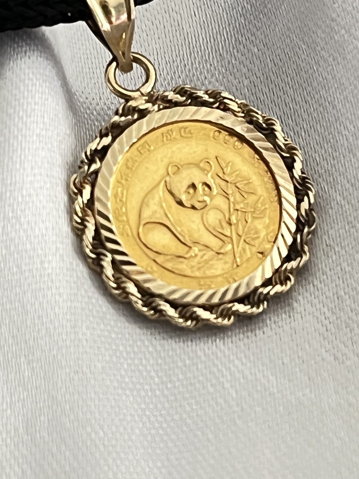 1/20 Troy Oz. .999 Pure Gold China PANDA Coin PENDANT SERIES 1988.