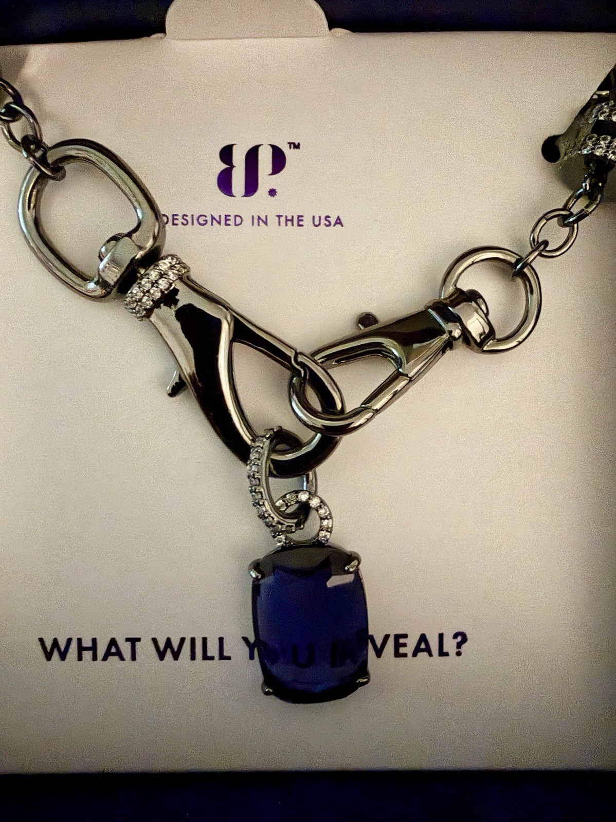 Ring Bomb Party Sirens Necklace NK78377 “Drowned Hear’s Desire” Tanzanite