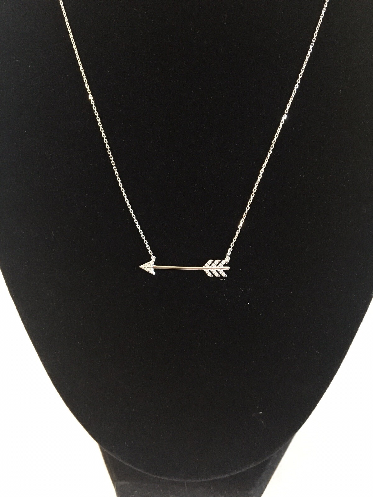Jordan Sparks Signature Collection On Point Arrow Necklace Gold Plate Over 92.5