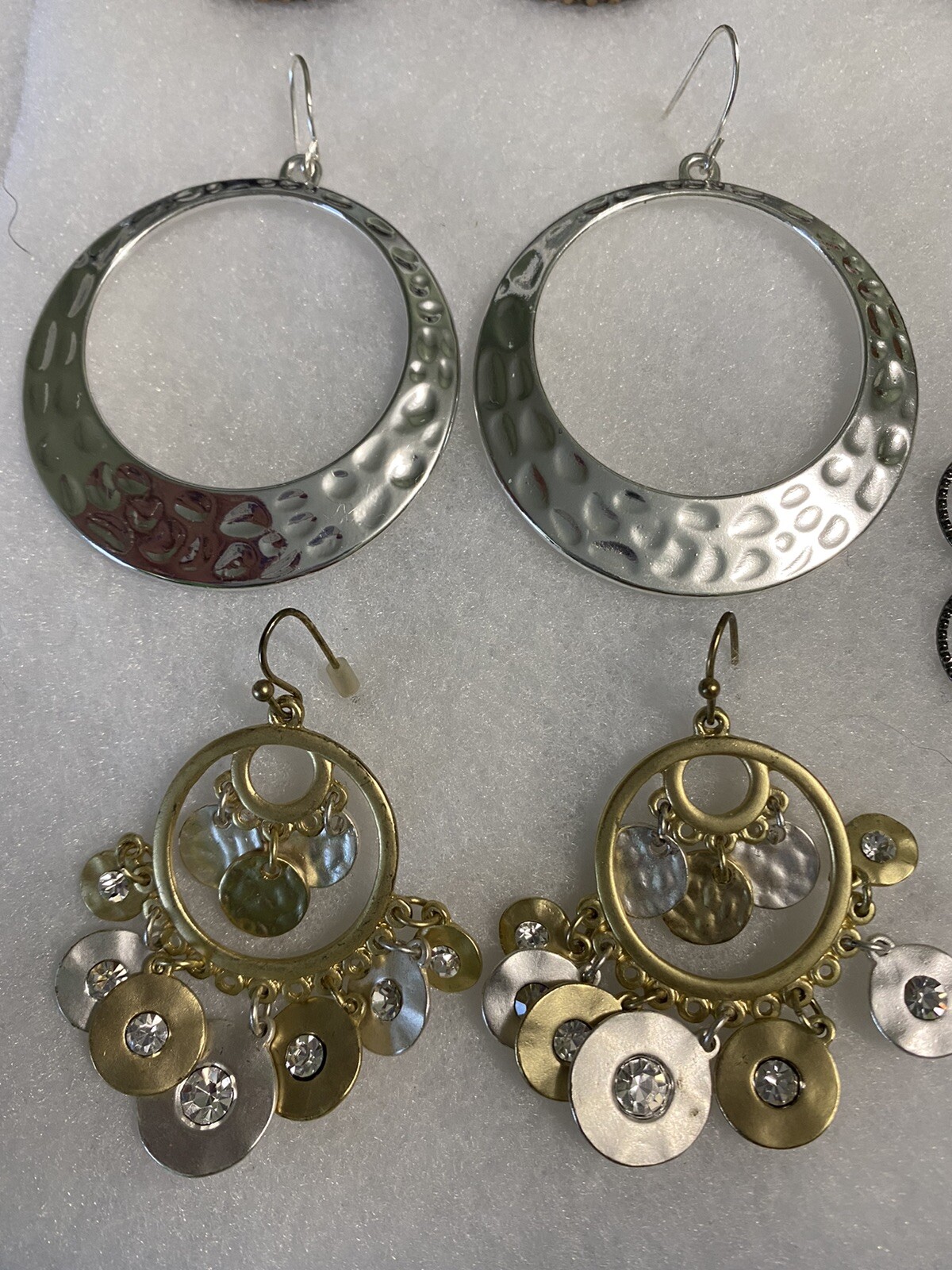 Very Cute Large Dangle Earrings x 8 Pair Preowned
