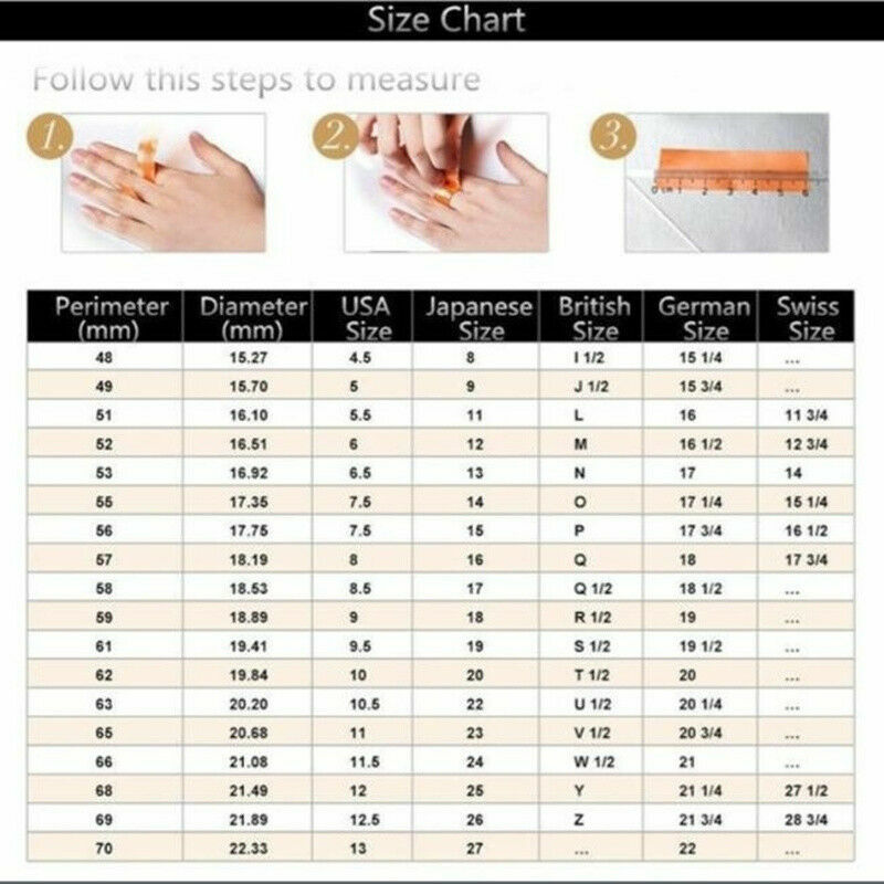 Gorgeous Women 925 Silver Wedding Ring Jewelry Cubic Zircon Ring Sz 5-11