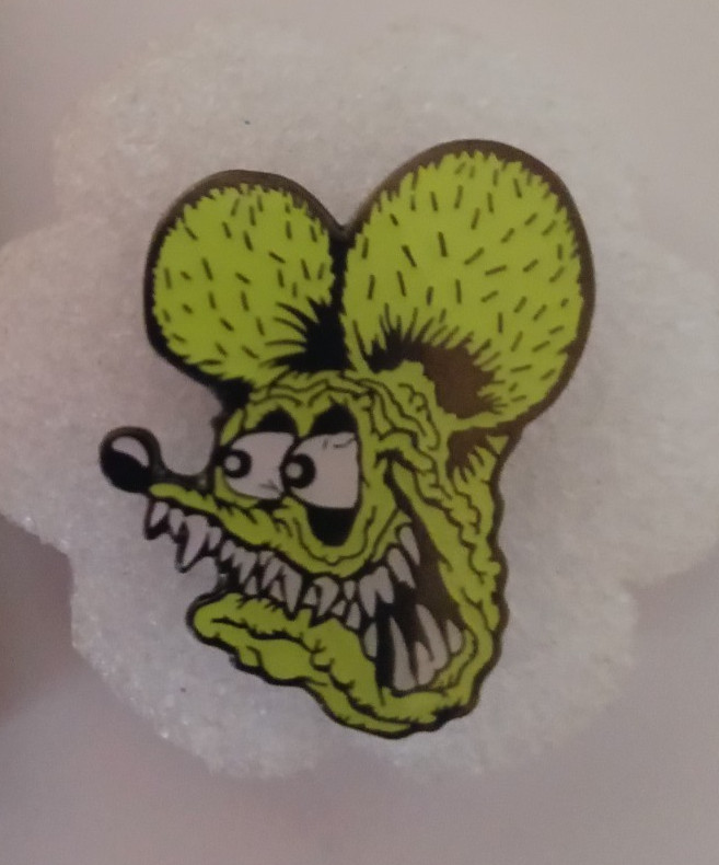 RAT FINK-ENAMEL PIN-SHIP ALL THE PINS YOU BUY FOR $4.99-VISIT OUR STORE