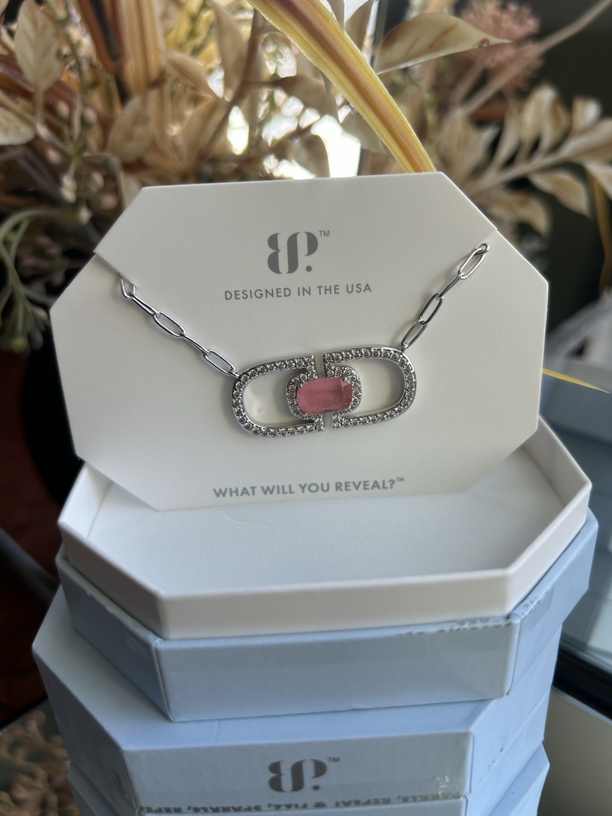 Bomb Party Necklace NK96640 “Inner Power Shines Through” 🌸 Original Collection