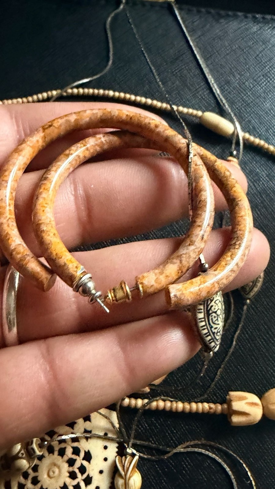 Boho Jewelry Collection Including Hand-Crafted Woven Rattan Earrings & more