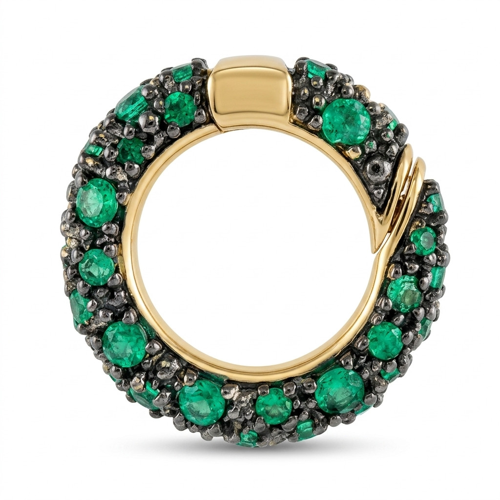 Circle Charm Lock Pendant With CZ Brass Metal Fashion Jewelry for gift