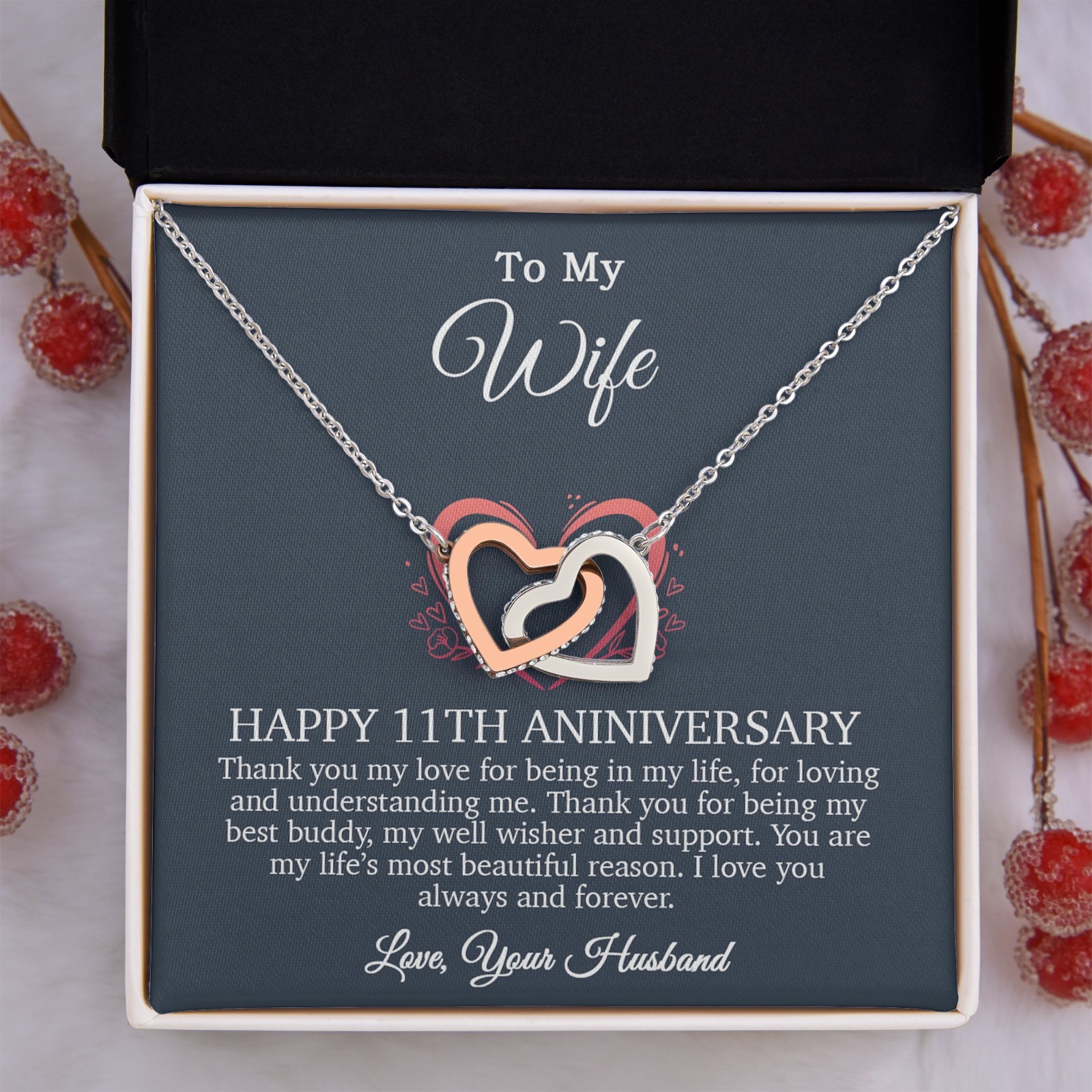 11th Anniversary Gift For Wife, 11 Year Anniversary Gifts, 11th Wedding Annivers