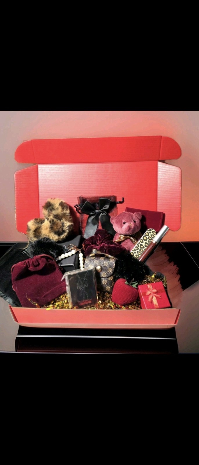 Jewelry & Gift Red Box (Red Ruby Jewelry)