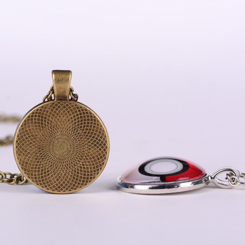 EASTER BUNNY ROUND PENDANT NECKLACE