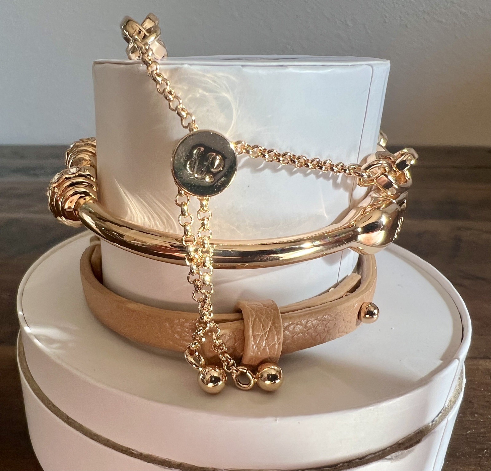 Bomb Party 2026 Spring Stack The Golden Hive With Bee Charm Gold Plating Beauty