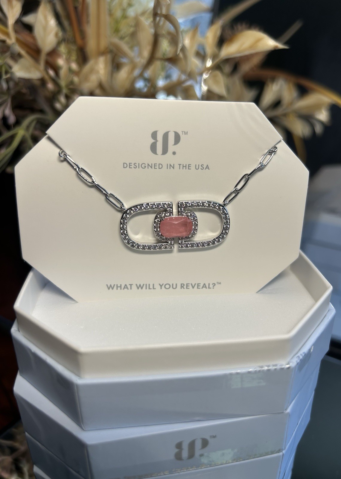 Bomb Party Necklace NK96640 “Inner Power Shines Through” 🌸 Original Collection
