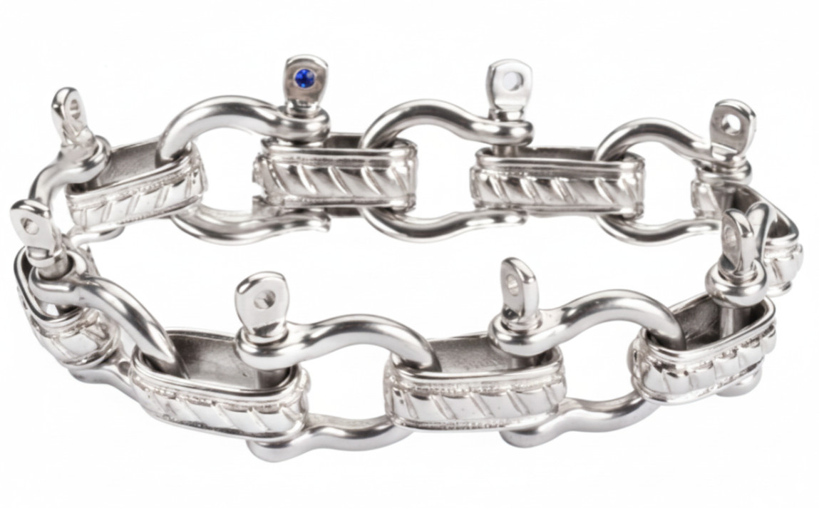 Stainless Steel Jewelry Unisex Boat Shackle Bracelet 226