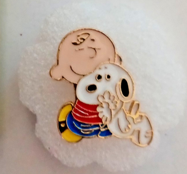 SNOOPY AND CHARLIE BROWN- ENAMEL PIN-SHIP ALL THE PINS YOU BUY FOR $4.99