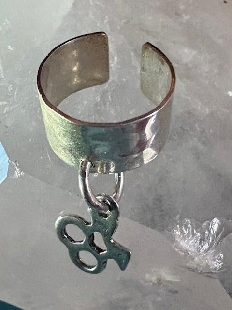 Double mars 92.5 ear cuff Male Gay LGB LGBTQ handmade by JKL 604