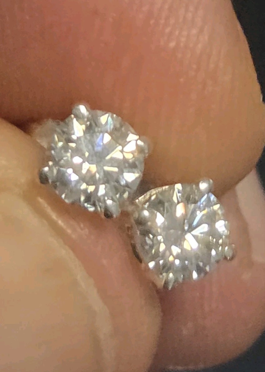 without packaging CERTIFIED 100 CT ROUND BRILLIANT CUT NATURAL HPHT WHIT G1N