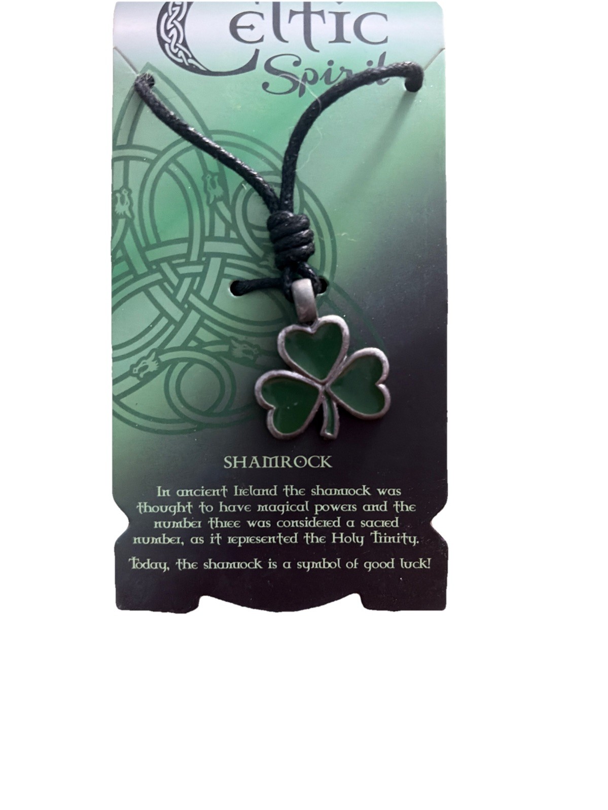 Celtic Spirit Shamrock Necklace