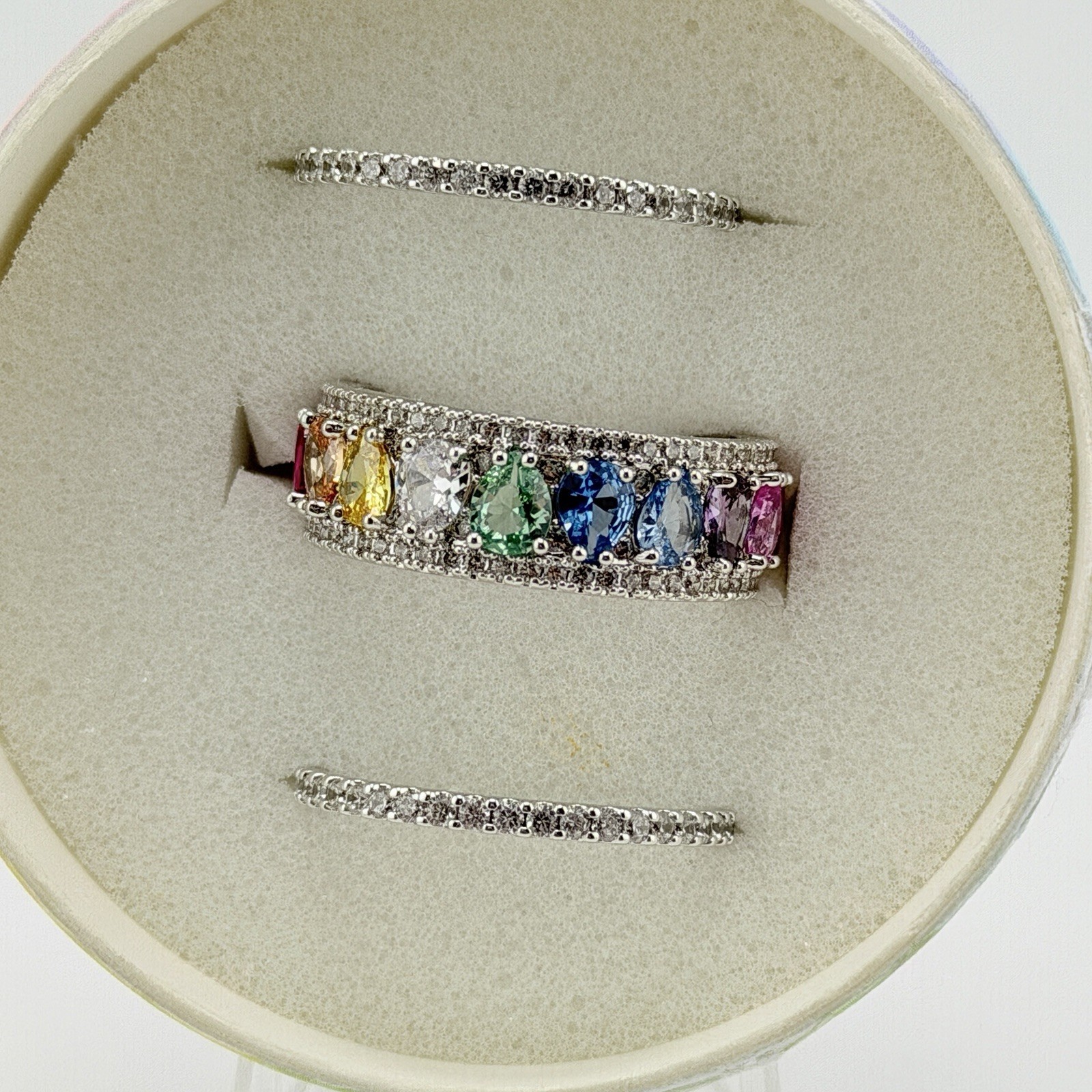Bomb Party MHA Mental Health Awareness Sz 10 “You Are Never Alone” Rhodium