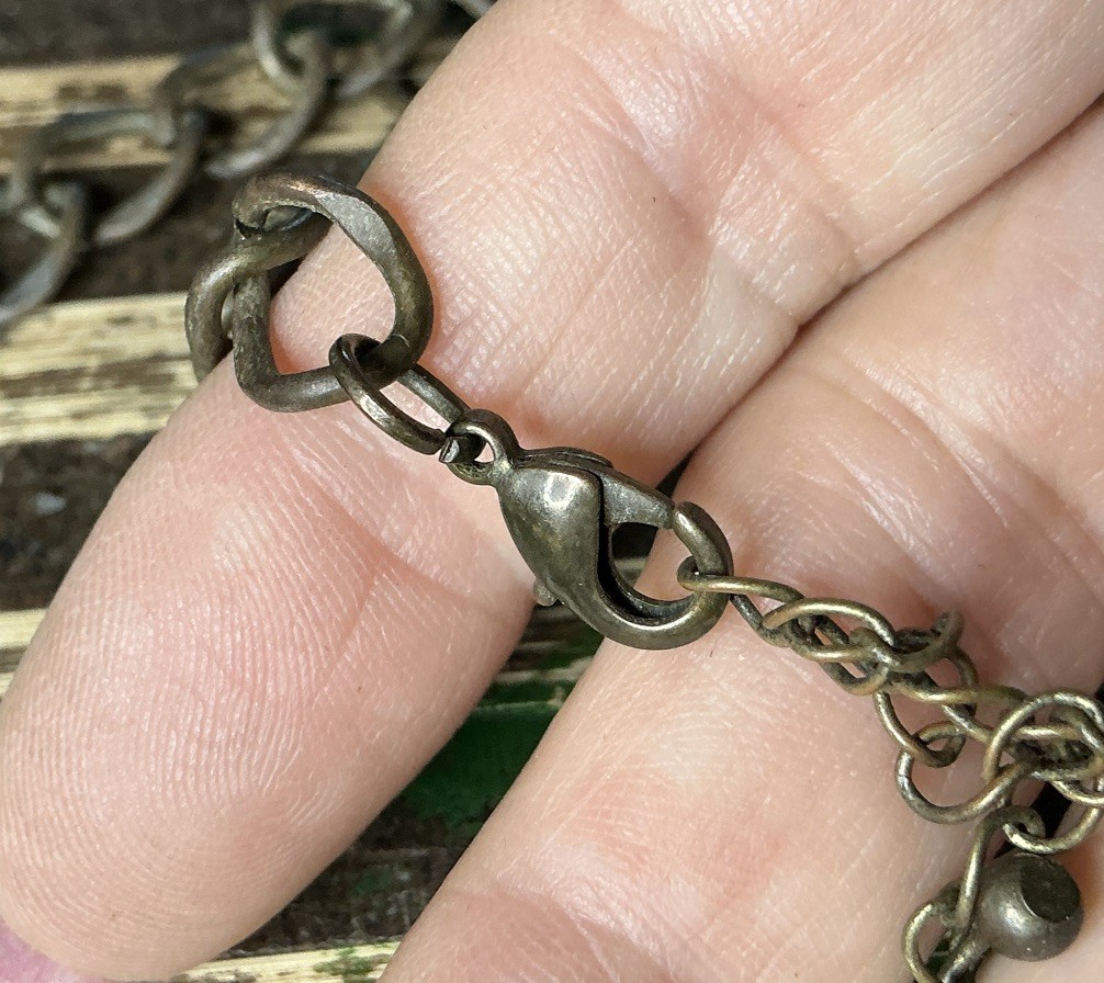 “Junkyard Jewelry” Cluster Charm Necklace