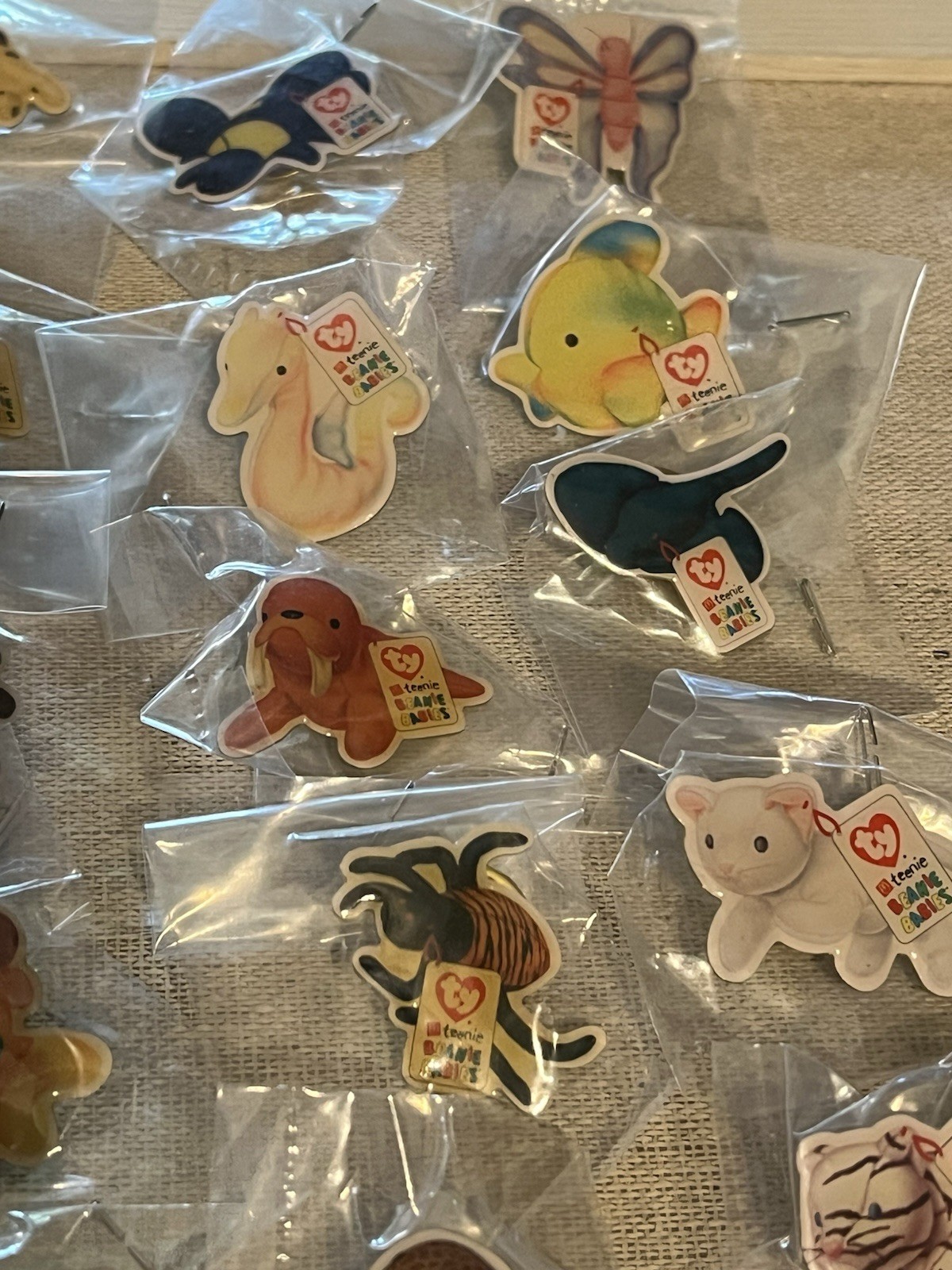 LOT OF 16 ‘TY Beanie Babies’ Collector Pins, Group II/2000, STILL SEALED