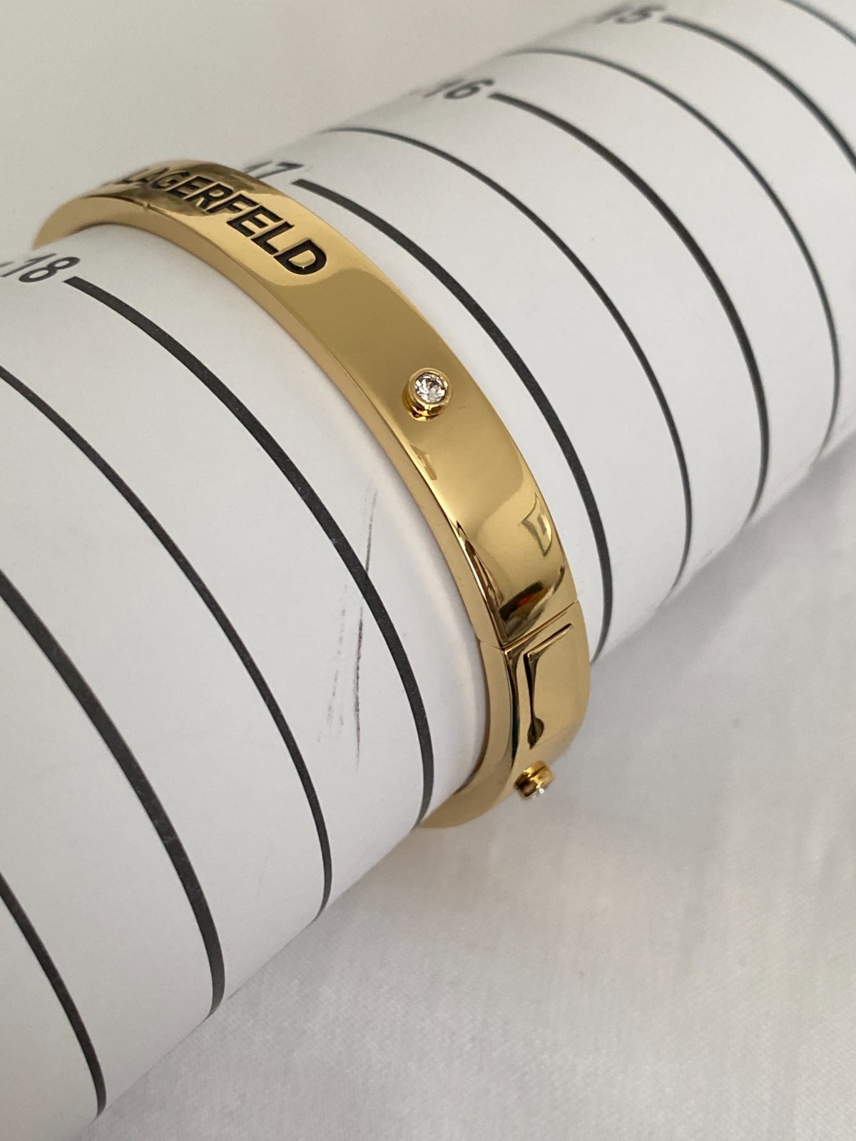 Karl Lagerfeld Rue St. Guillaume Bangle with Crystal from Swarovski