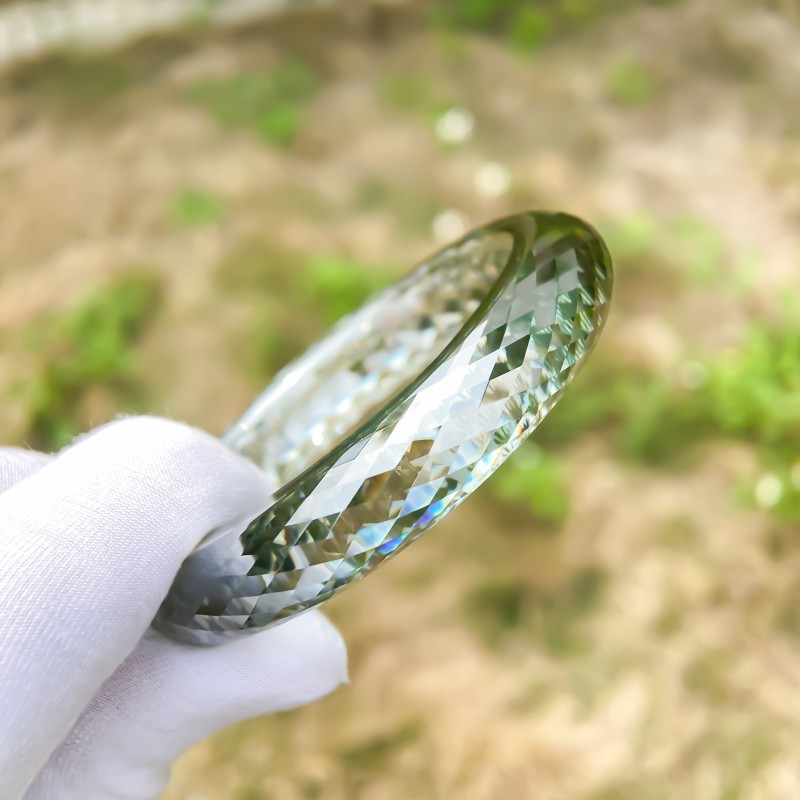 Full Moissanite Bangle Bracelet D Color Elegant Jewelry Exquisite Jewelry Gifts
