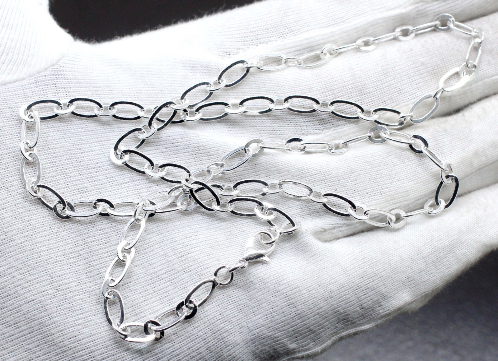 925 Sterling Silver Handmade Jewelry Beautiful Adorable Chain