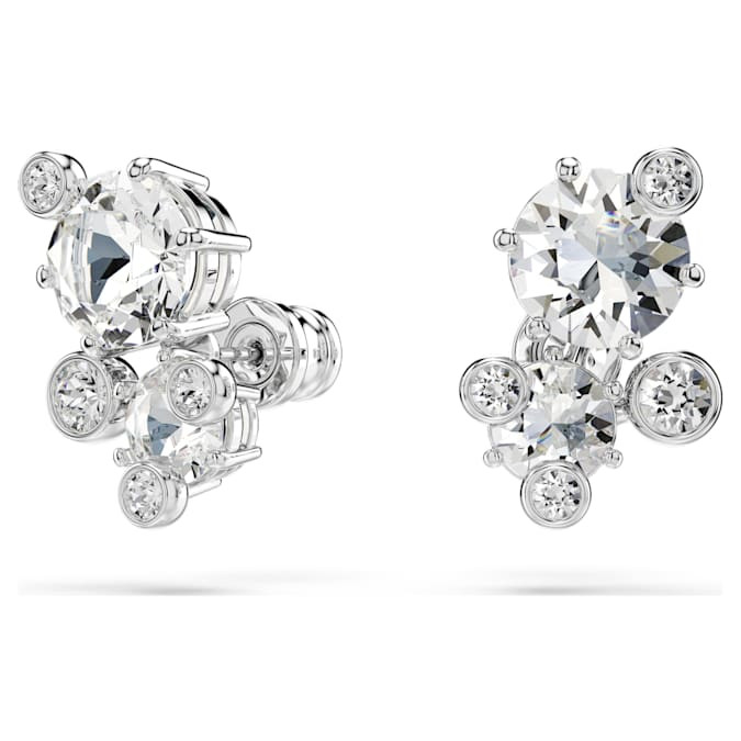 Swarovski Constella Set Mixed cut, white, rhodium plated