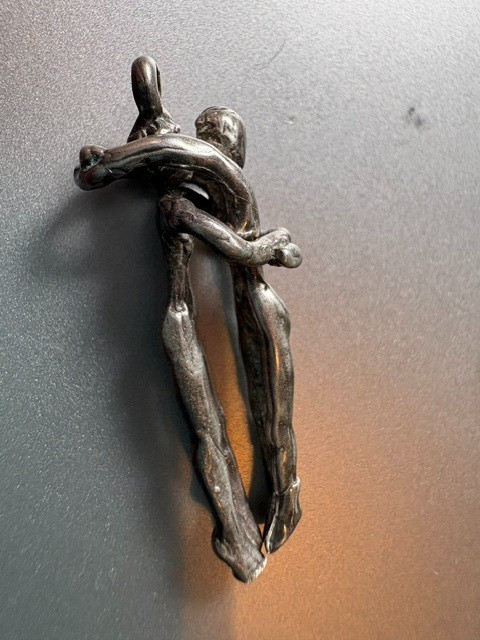 Female bodies Pendant on 22 in 925 chain Lesbian Handmade by JKL X 75