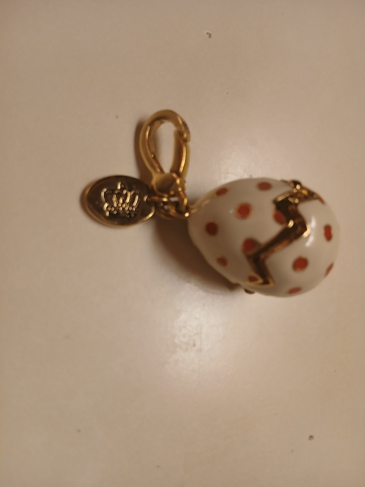 RARE JUICY COUTURE 2012 Just Hatched Egg Charm *without chick*
