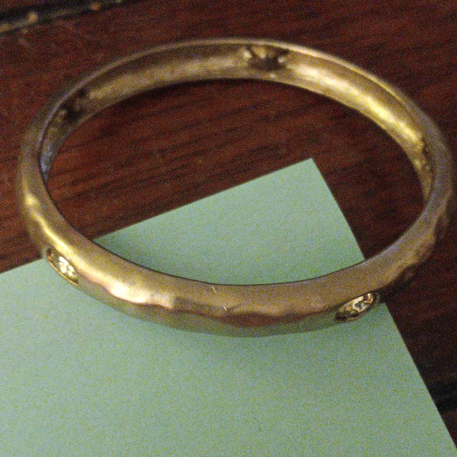 Silver Tone Round Metal Bangle Bracelet, Smooth Polished Look, Slip-On Style
