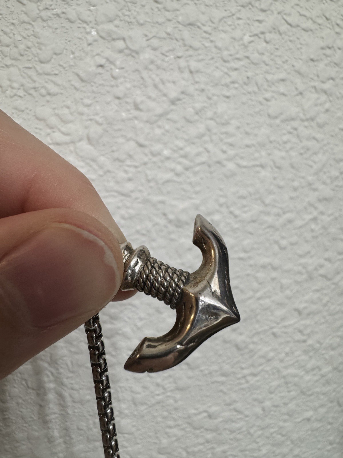 Clocks And Colours Hook Line And Sinker Anchor Necklace – Rare
