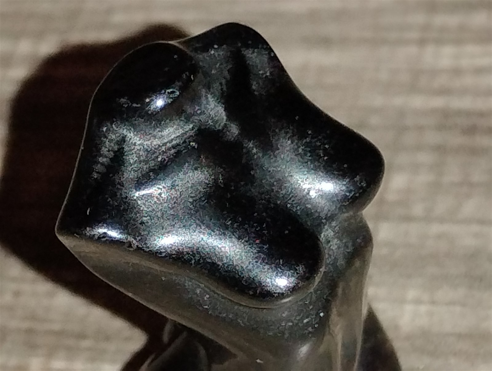 Black Obsidian Female Torso Stone 1.5″ (Inches) Tall 18.3 g Carved Model Woman