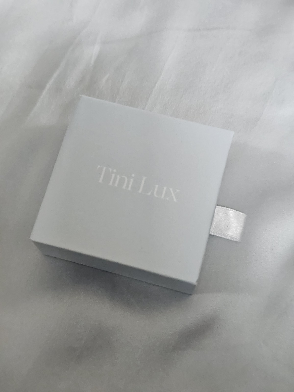 Tini Lux Synthetic Opal Bar Stud Postback Earrings Titanium Gold Plated