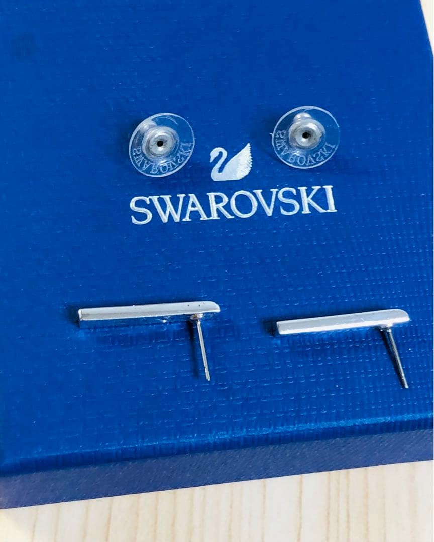 Swarovski Earrings, 2.1cm, Authentic with stamp, Used, No box