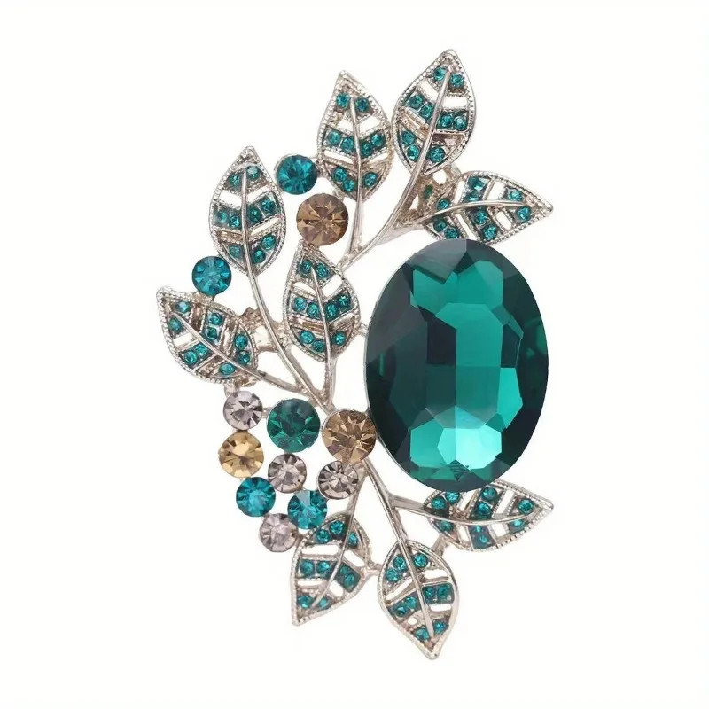 Luxury Rhinestone Badges Jewelry Gorgeous Exquisite Shiny Brooches Pins Gift