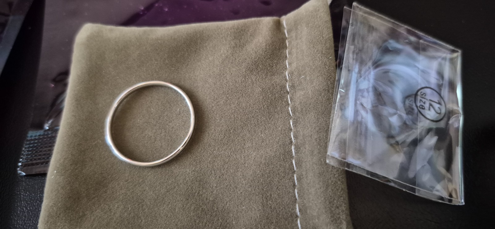 Sterling Silver 2 mm Bands Set Of 4 Blind Bag Approx Size 10 womens