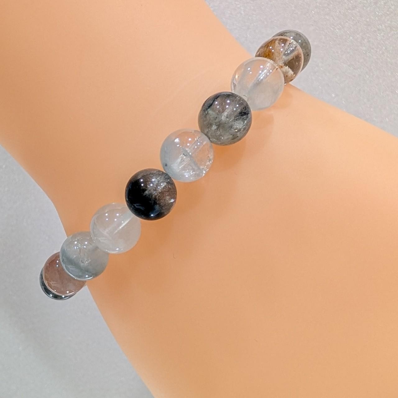 9mm+ Rabbit-hair Rutilated Quartz Bracelet *ON SALE: please see description
