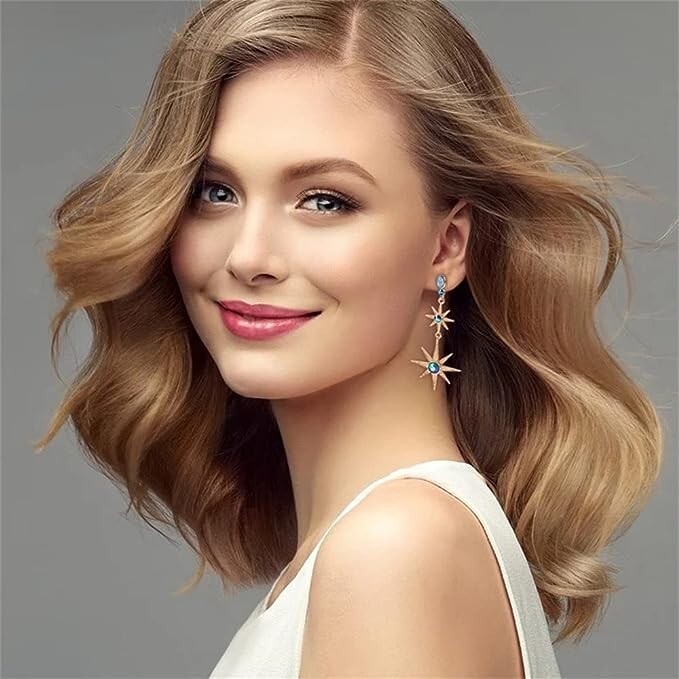 Betsey Johnson Celestial Moon & Star Drop Earrings | Perfect Gift for Her