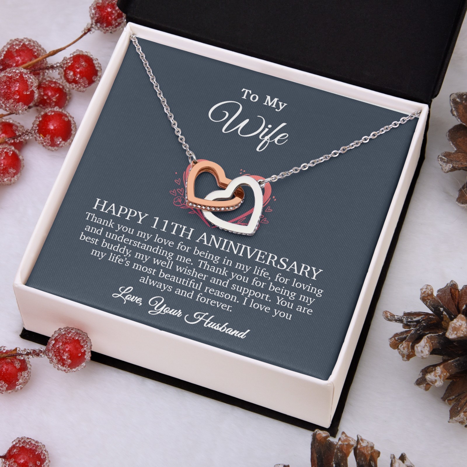 11th Anniversary Gift For Wife, 11 Year Anniversary Gifts, 11th Wedding Annivers