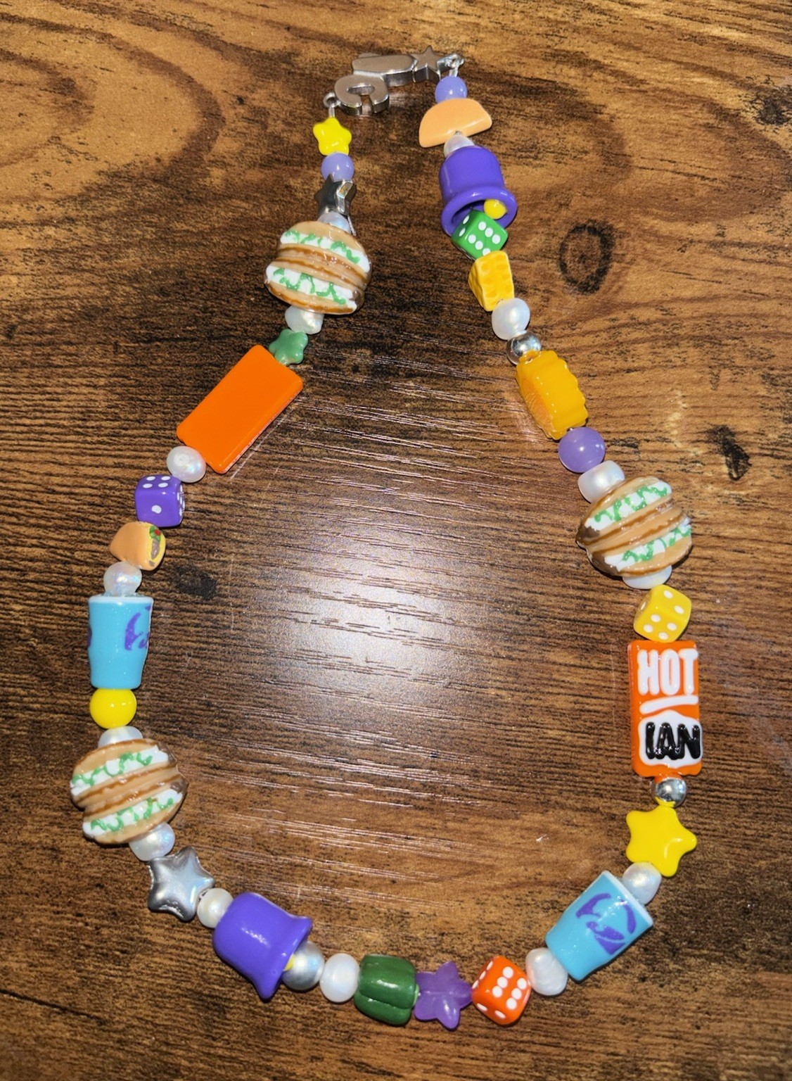 IAN CHARMS x TACO BELL HANDMADE BEAD NECKLACE – LIMITED DROP 1/300 !! BRAND NEW