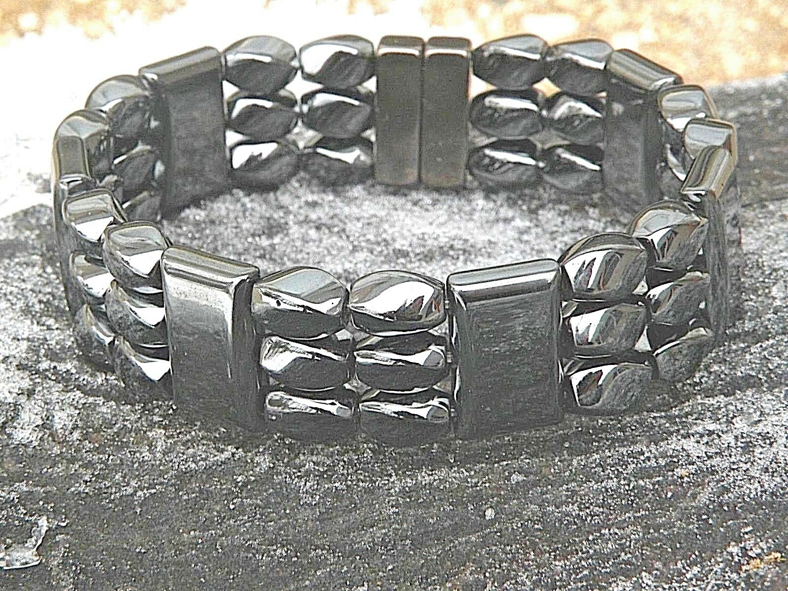 Men’s Women’s Magnetic Bracelet Anklet Necklace 3 Row