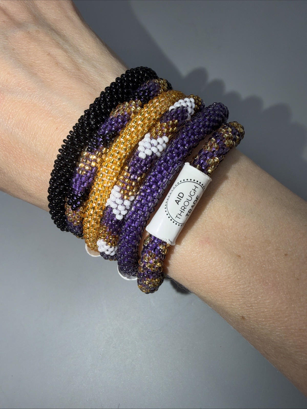 AID Through Trade- Roll-On® Bracelet- Set Of 6 – Made In Nepal