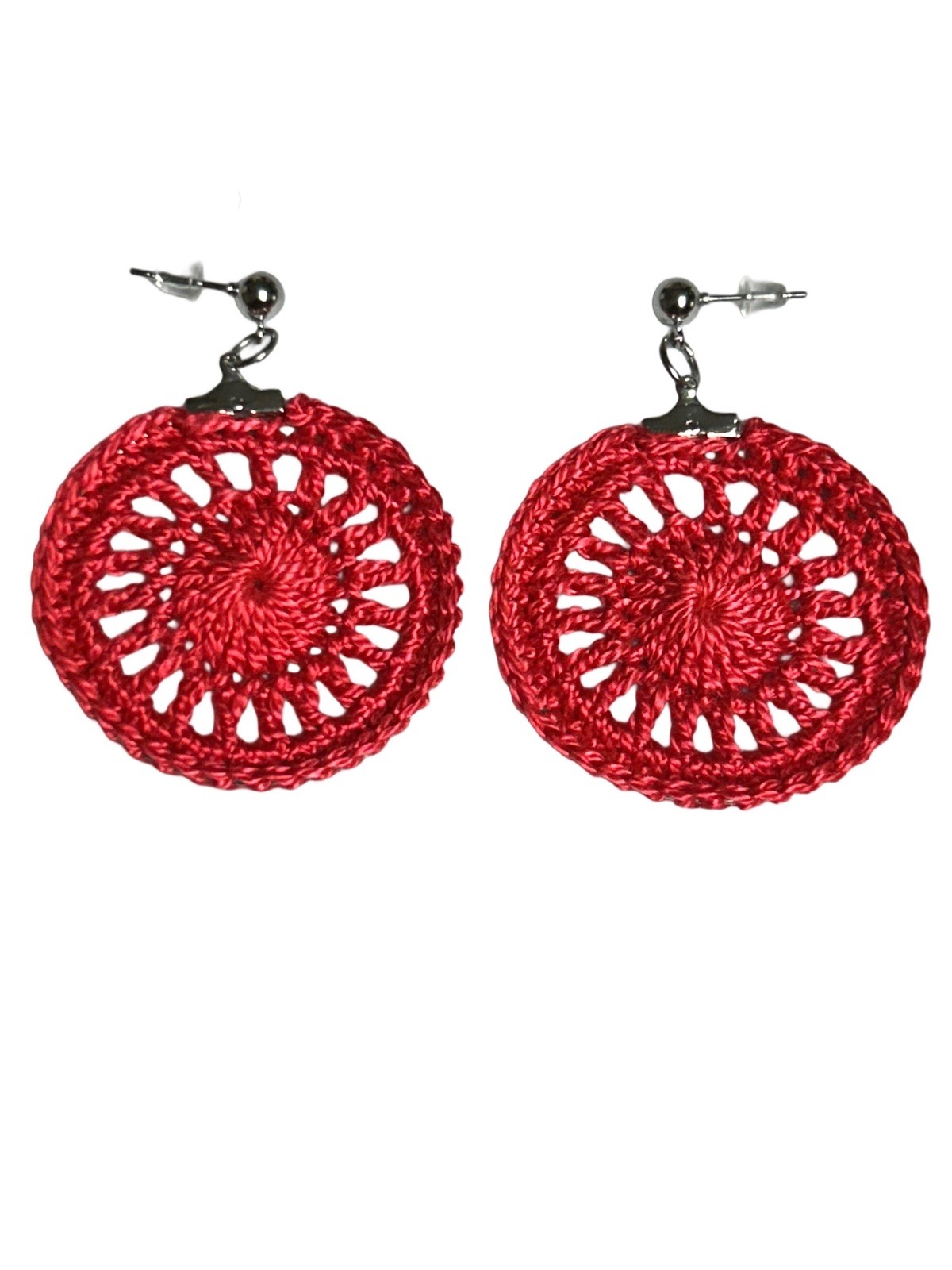Icy Boho Earrings New Surgical Steel Ear Wire In Watermelon