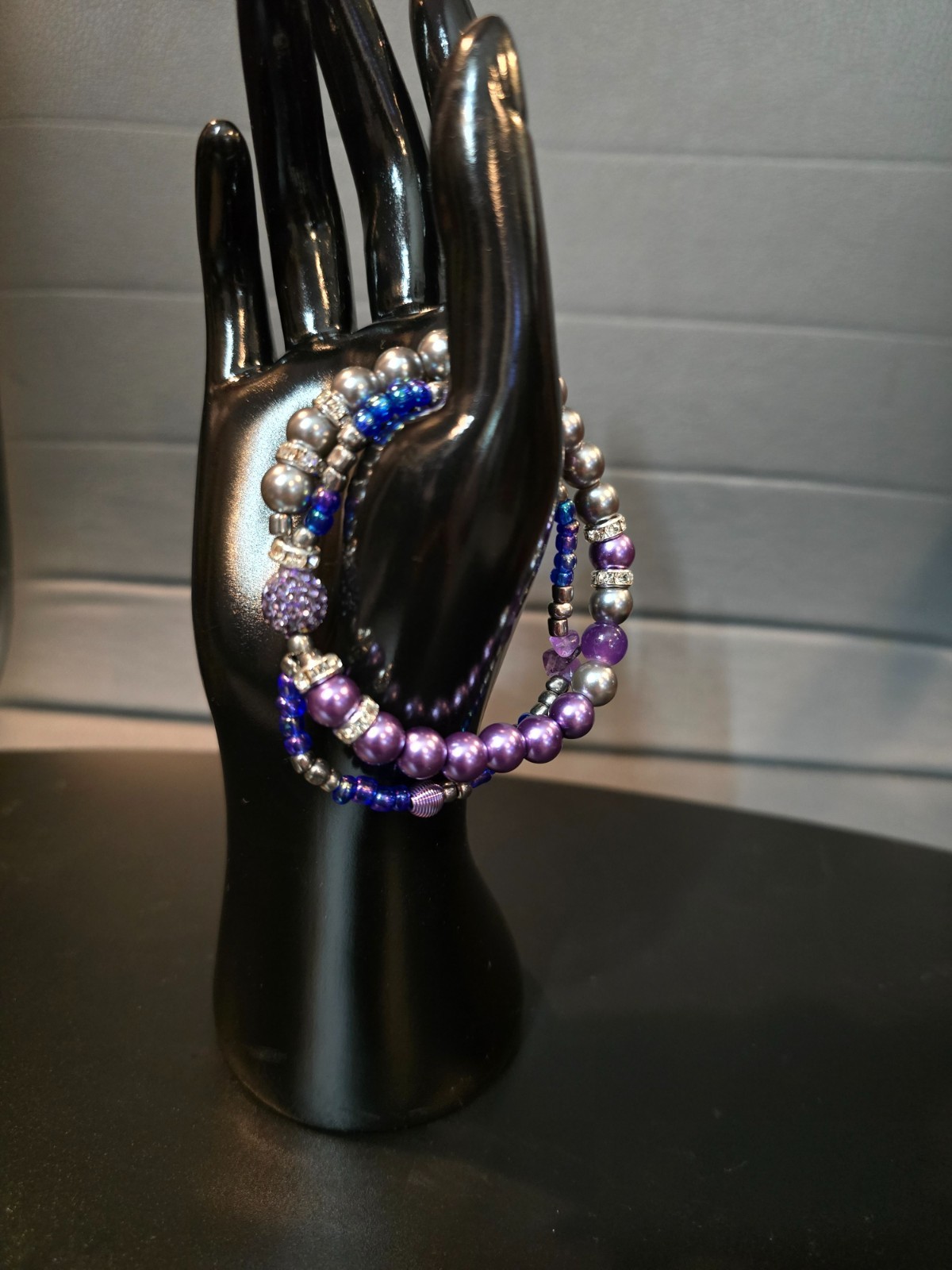 Women’s Woman’s Bracelet Silver and Purple