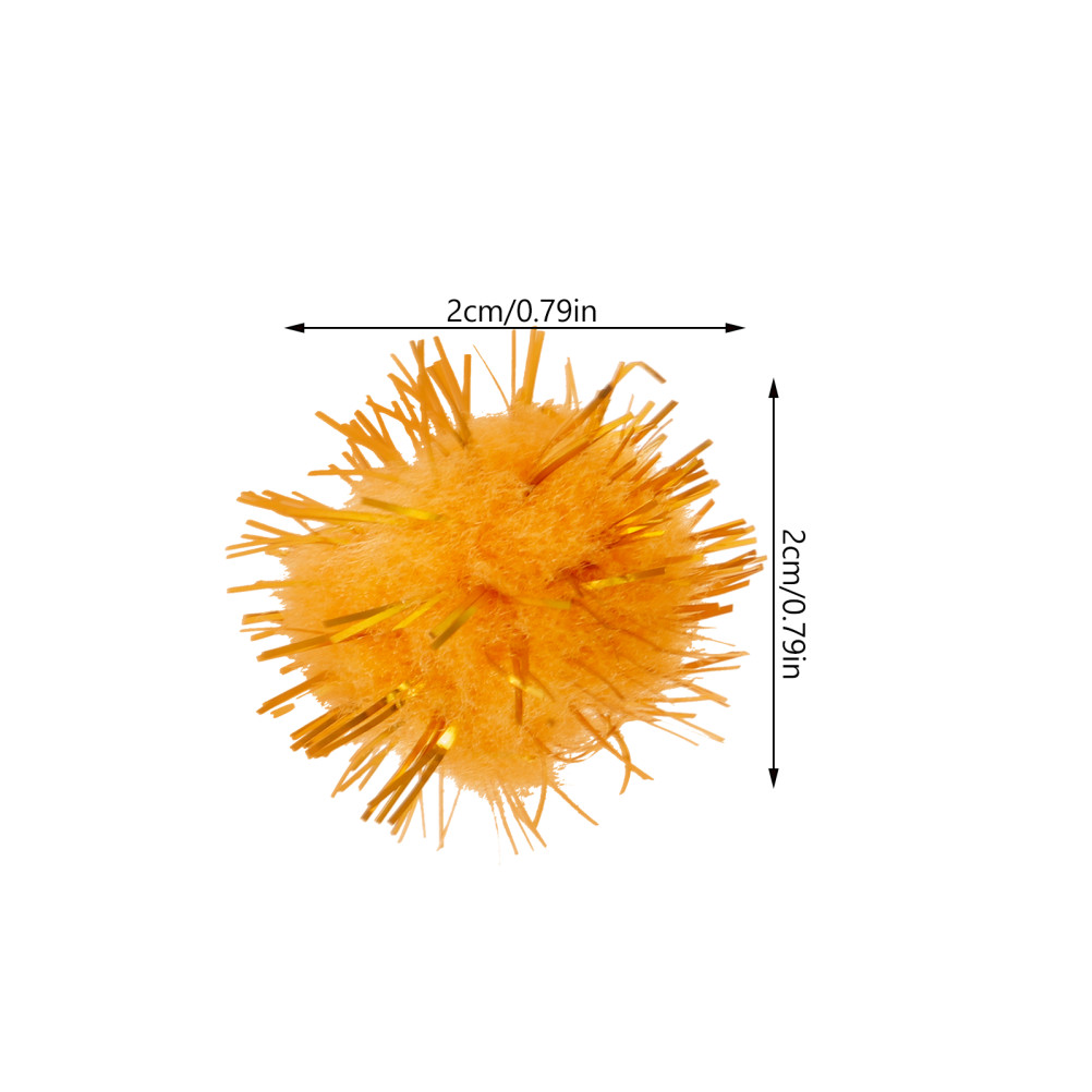 500Pcs Durable Fluffy Balls Craft Pom Poms Assorted Colors for DIY Use