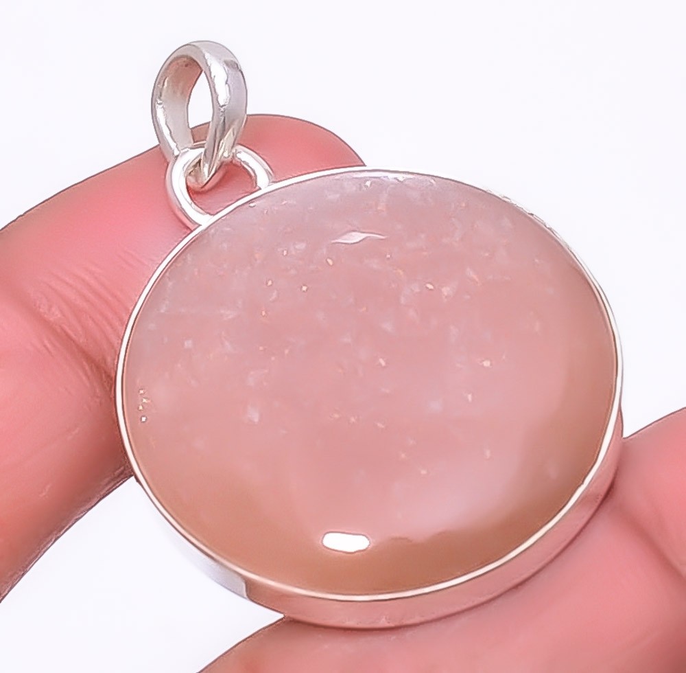 Moonstone – Sri Lanka 925 Sterling Silver Pendant 1.56″ P972911, Christmas Gift