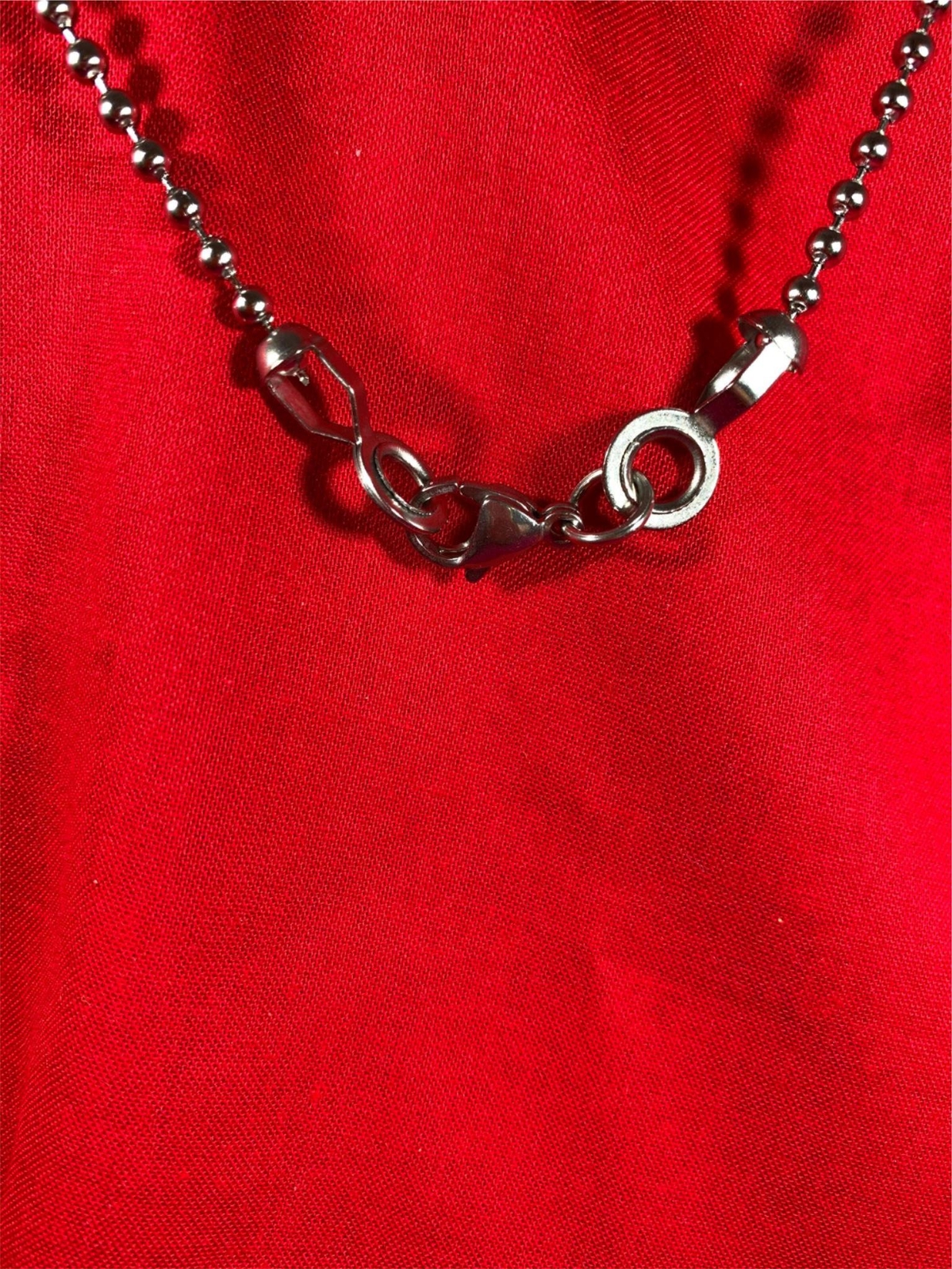 84″ 4mm STAINLESS STEEL SILVER BALL CHAIN WITH A LOBSTER CLAW CLASP USA SELLER