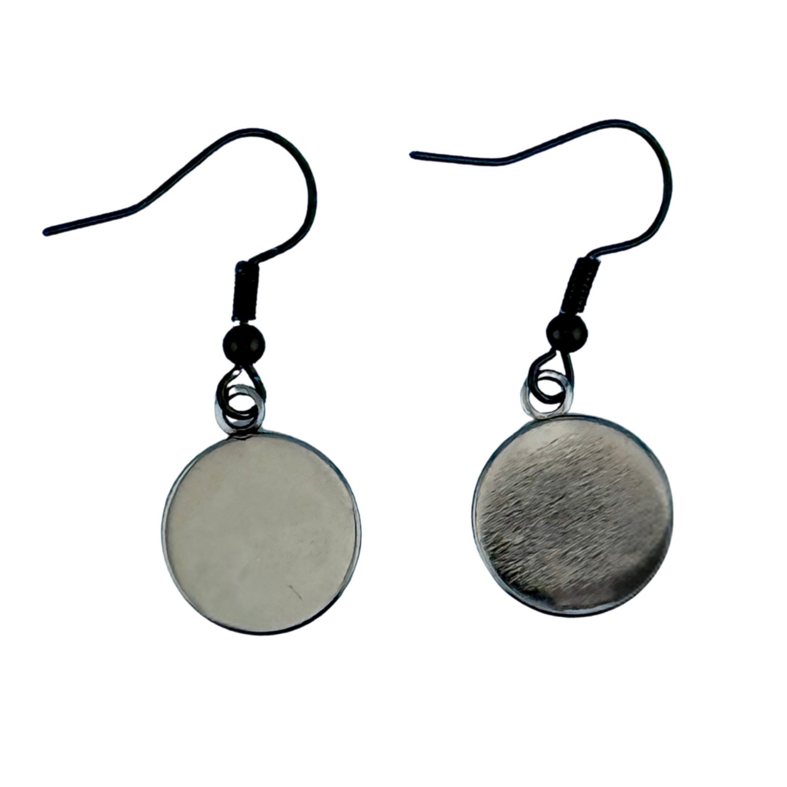 Dangle Earrings Handmade “Glittery Skies” Electroplated French Earwires